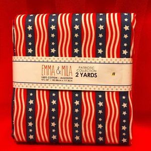 NWT Patriotic Fabric